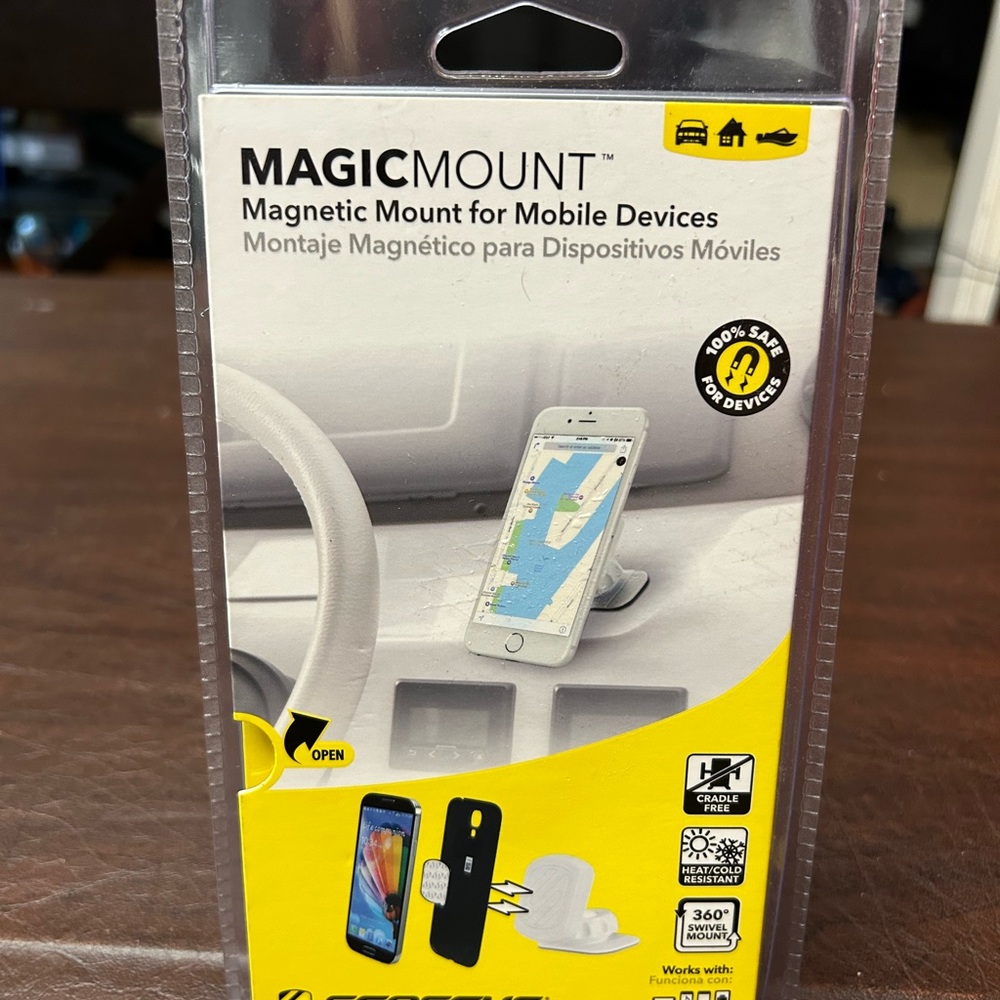 New Scosche MagicMount Select Dash Mount for Mobile Phones White